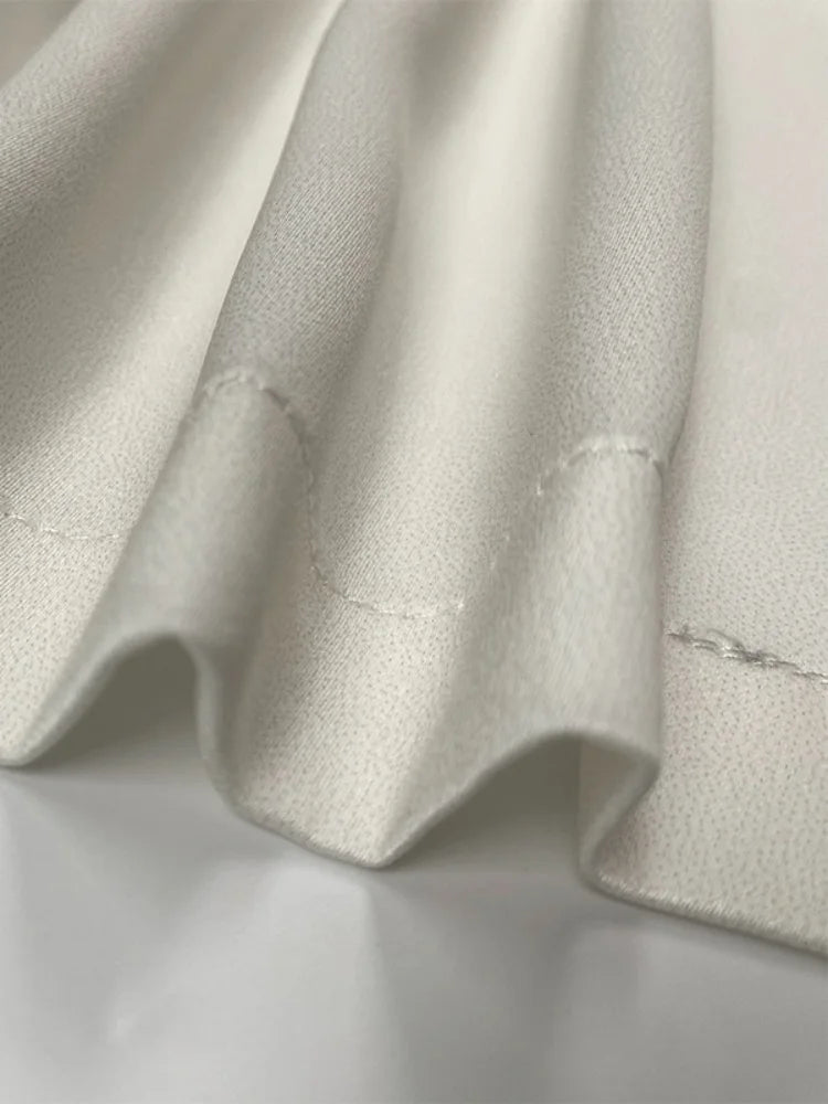 Office Ladies Office A-line Dress 2026 New Summer Half Sleeves Flower Print Printed Tied Waist V-Neck Women's Midi Dresses